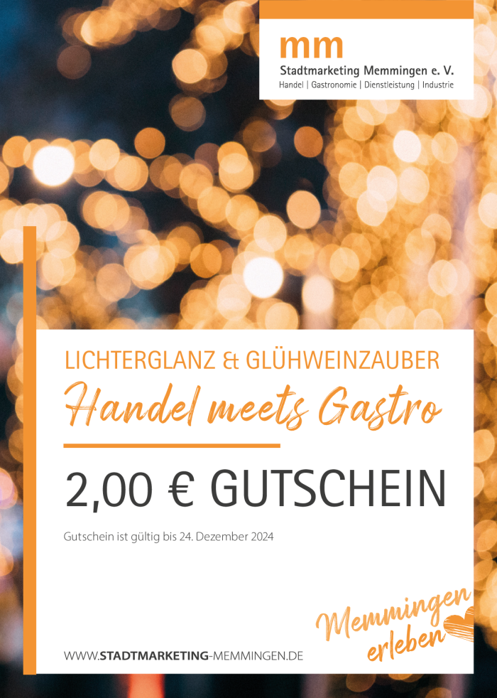 Lichterglanz & Glühweinzauber - Handel meets Gastro